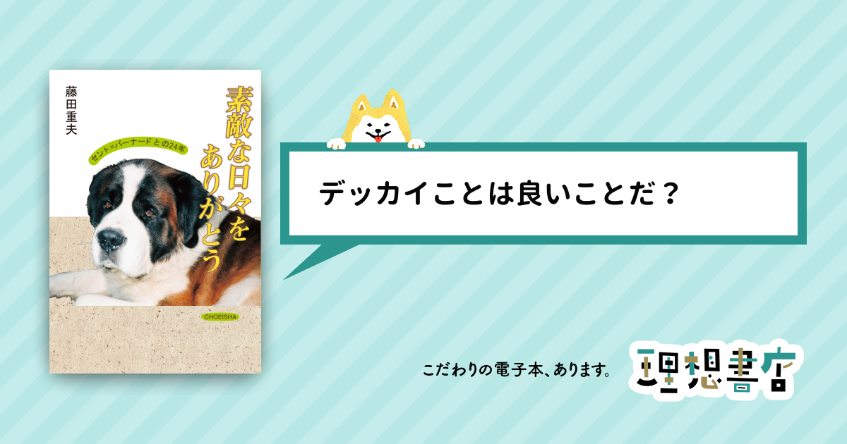 素敵な日々をありがとう セントバーナードとの二十四年 – 理想書店 ...